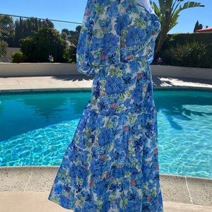 Floral Peek-a-Boo Dress